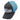 Black and blue mesh baseball cap with a logo for a boating brand.