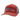 A dusty red had with a grey mesh back, featuring the Skeeter logo embroidered in grey and red across the front.