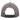 Back view of a gray mesh cap with adjustable strap.