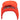 Orange beanie hat with 'SKEETER' logo