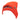 Bright orange beanie hat with Skeeter logo