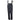 Front of black insulated bibs with adjustable straps, a zippered pocket on the left chest, Simms logos on the chest and thigh, and the Skeeter logo in white on the right chest.