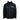A black waterproof jacket with multiple zippered pockets and a hood.