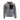 Gray hooded jacket with a black pocket