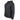 Black hooded jacket with pockets, side view
