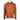 Front of an orange hooded long sleeve with a left chest pocket and thumbholes. Above the pocket is the Skeeter logo embroidered in beige.