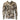 Camo-patterned hooded jacket