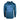 Back of a blue hoodie with the phrase eat, sleep, fish, printed in blue on the back.