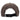 Back view of a brown baseball cap with an adjustable strap
