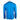 Back view of a long-sleeve blue shirt on a mannequin