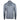 Back view of a lightweight gray hoodie with a hood and kangaroo pocket.