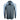 a blue performance hoodie with a grey back panel and hood.