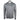 Front of a light grey UPF hooded long sleeve with the Skeeter logo printed in teal and black on the left chest.