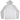 The back of the light grey hoodie showing the beige camo sleeves and stripe on the hood.