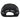 Back view of a black mesh cap