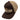 Brown and tan mesh trucker hat with logo