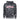 Front of a black and grey camo Under Armour hoodie, featuring the Skeeter logo printed in white and red across the chest.