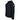 The side of the black windbreaker showing the left arm with a grey flag printed on the side of the shoulder.