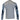 Back view of a long-sleeve athletic shirt with a blue and gray tie-dye pattern on the sleeves.