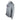 Gray long sleeve hoodie with a logo on the front