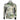 Front of a long sleeve quarter-zip with a scaly pattern of beige and green tones. The underside of the arms and the sleeve cuffs are black. The Vycah logo is on the left chest.