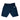 Back view of navy blue shorts with logo