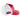 Red and white baseball cap with mesh back, featuring a 'TEAM' logo.