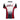 Men's short-sleeve fishing shirt with red and black design and logo