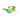 Sunglasses with an orange and black tortoiseshell frame and green gradient lenses.