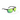 Sunglasses with green gradient lenses and a thin black frame.