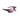 Sunglasses with pink lenses and black frame.
