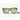 Sunglasses with green/blue reflective lenses in grey tortoiseshell frames. 