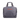 Front view of a grey water resistant tote bag with the orange Simms logo across the front.