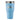 Front of stainless steel 30 oz tumbler in light blue, featuring the Skeeter logo across the side.