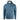 Front of a blue fleece hooded long sleeve with an aftco patch on the left chest.