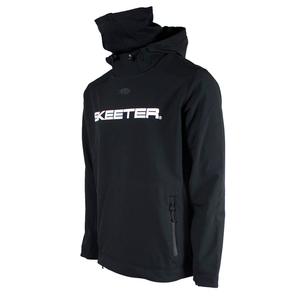 Skeeter AFTCO Reaper Windproof Pullover Black HOODIE – Skeeter