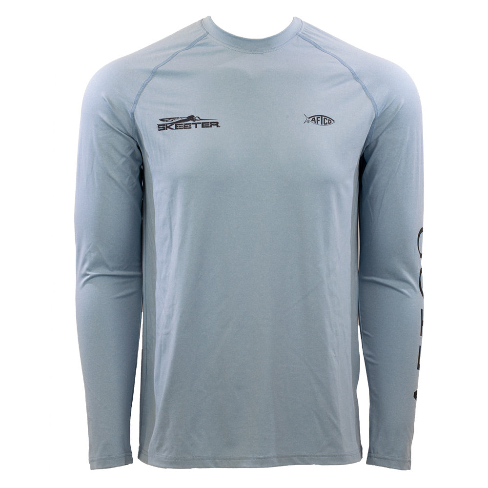 Skeeter AFTCO Samurai Long Sleeve - Magnum Blue Heather