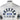 Close up of a white shirt with navy stripes on the sleeves and a navy 'Skeeter' and 'Eat. Sleep. Fish.' text printed on the chest.