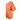 Orange t-shirt with a purple skeeter logo on the left chest.