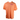 Front of an orange t-shirt with a purple skeeter logo on the left chest.