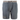 Gray shorts with a camouflage elastic waistband, drawstrings, and a skeeter logo on the right leg.