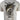 A close-up of the back of a light beige crewneck t-shirt featuring a large graphic print of a jumping bass fish over a camo pattern, with the words 'Eat. Sleep. Fish. Dominate.'