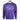Front of a purple crewneck with a distressed white skeeter logo on the front.