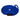 A coiled blue rope with a logo tag