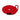 Coiled red rope with a black label.