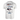 White t-shirt with american-themed fishing lure graphics and the text "hooked on USA" on the back.