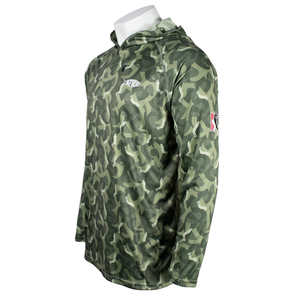 Skeeter Jason Christie Deep Green Camo LS Performance Shirt