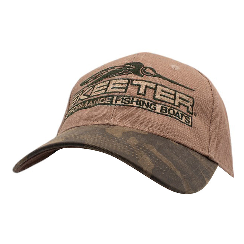 Skeeter Khaki Camo Visor Hat