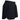 Side of black under armour ladies shorts with a zippered side pocket.