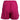 Back of ladies pink athletic shorts with an elastic waistband.